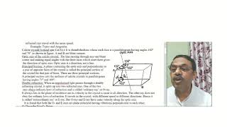 polarisation of light and doubly refracting crystal |  Semester 6 (Hons.) CC- 13