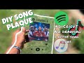 BEST DIY Tik Tok Spotify / Apple music Song Plaque || NO CRICUT || No Drawing