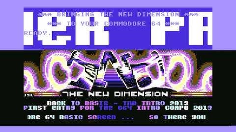 Back to Basic icc2013 by The New Dimension !  Commodore 64 (C64)