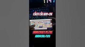 Cách Cài Addon Vào MCPE Cho Android/IOS #minecraft #minecraftpe #mcpe #shorts