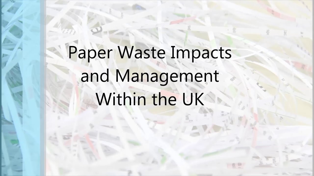 Paper Waste in the UK