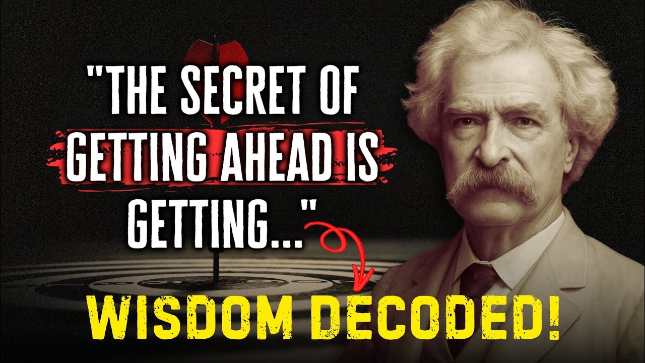 Mark Twain's Most Brilliant Quotes on Success