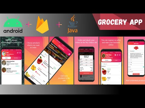 Multi-Vendor Android Grocery App || Android Studio || Firebase  || Fresh Organiks || By Coffee Codes