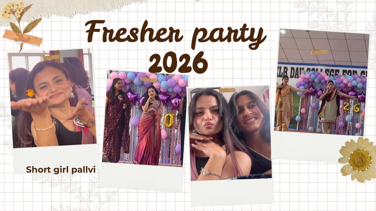 Fresher party 2026♥️| KLB DAV college for girls Palampur|@ShortgirlPallvijasrotia #youtube #vlog 