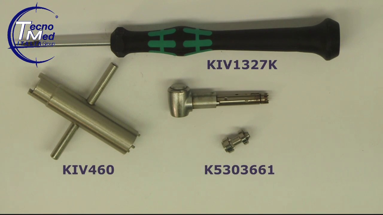 Riparazione manipoli dentali, scopri come riparare la testina del contrangolo blu in quattro minuti.