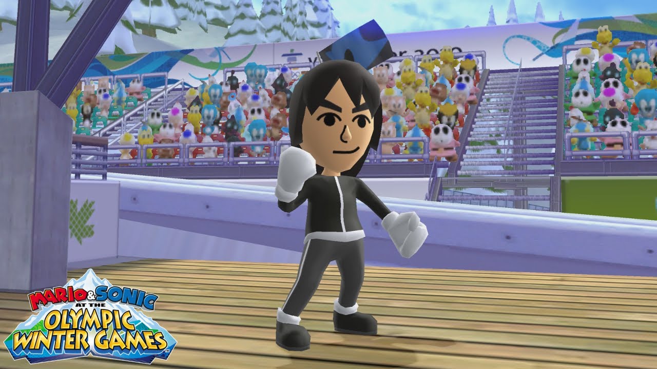 Mario & Sonic at the Olympic Winter Games (Wii) [4K] - Festival Mode (Singles)