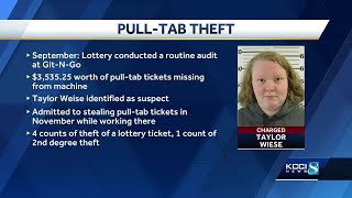 Madrid woman accused of stealing lottery tickets from store