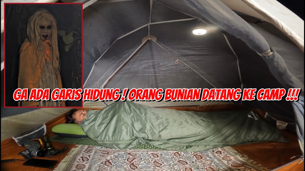 SOLO CAMPING HORROR! HUJAN LEBAT DIHUTAN BELANTARA KALIMANTAN~ORANG BUNIAN KELUAR BERKELIARAN