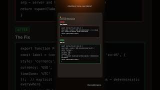 JavaScript Errors: Sale-Week Price Flicker That Traced to One Unpinned Locale #Shorts
