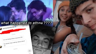 ethan dolan responds to emma chamberlain&#39;s new boyfriend