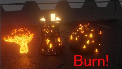 Simple Procedural Animated Fire EEVEE/Cycles Shader Material