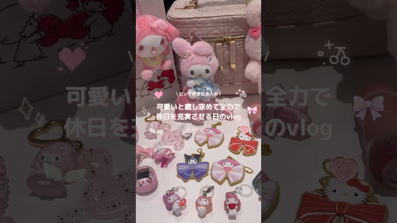 可愛いと癒しを求めて全力で休日を充実させる日のvlog🎀🪄✨#vlog #サンリオ #社会人の日常 #社会人の休日 #kawaii