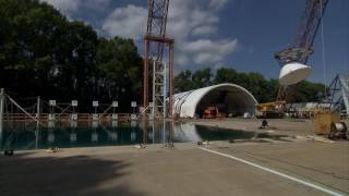 Orion Ground Test Article drop test Aug. 25, 2016