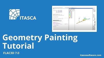 FLAC3D 7.0 Geometry Painting Tutorial