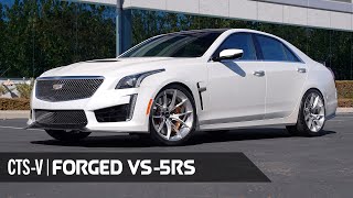 Cadillac CTS-V on Apex VS-5RS Forged Wheels