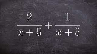 Famous How to add two basic rational expressions with the same denominators Profile