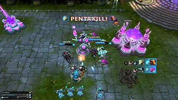 League of Legends Master Yi Penta Kill 1v5 S4