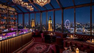 Late Night Jazz Lounge ~ Cozy Bar Ambience in London with Soft Jazz Saxophone Music for Study, Sleep