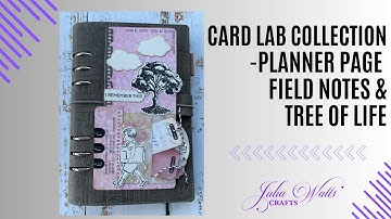 Elizabeth Craft Designs - Card Lab Collection : Planner Page Field Notes & Tree of Life