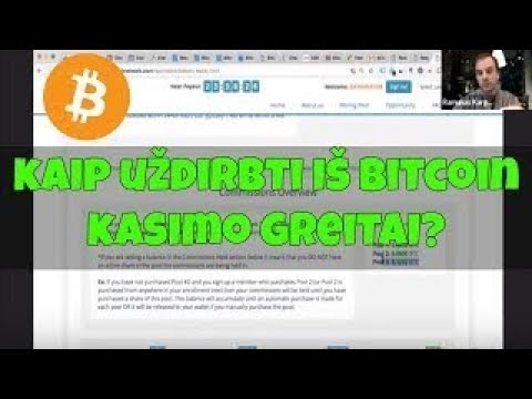 kaip greitai uždirbti nemokamai bitcoin praturtėjimas per akcijas