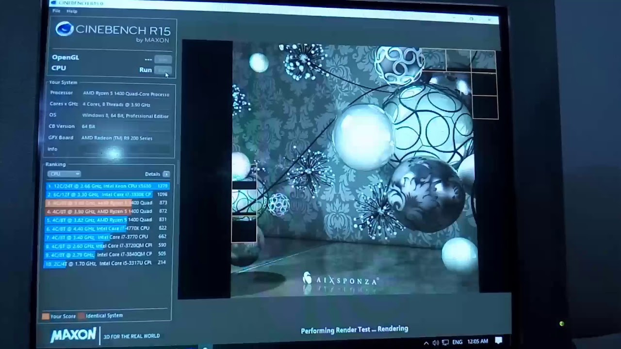 cinebench not showing overclock