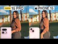 مقارنة بين كاميرا هاتف Realme 16 Pro 5G وكاميرا هاتف IPhone 15 