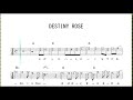 DESTINY ROSE (サビ) /布袋寅泰【 ギター メロディ+コード】