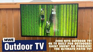 55" Outdoor Smart TV Review — 2000 Nits 4K UHD, IP55 Weatherproof, webOS 25 & Dolby Audio
