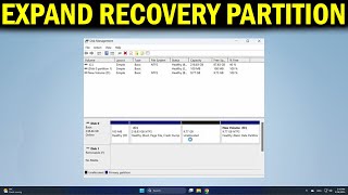 How To Expand the Windows Recovery Partition In Windows 11/10