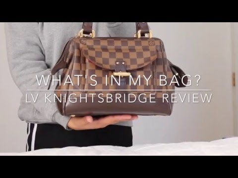 What's in my Bag? -- Louis Vuitton Knightsbridge Review 