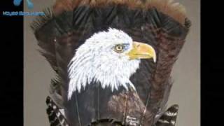 Painted Feathers by Sharon Girdwood