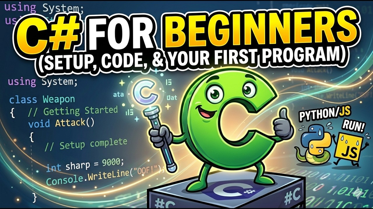 C# in VS Code — Complete Beginner Setup & First Program - YouTube
