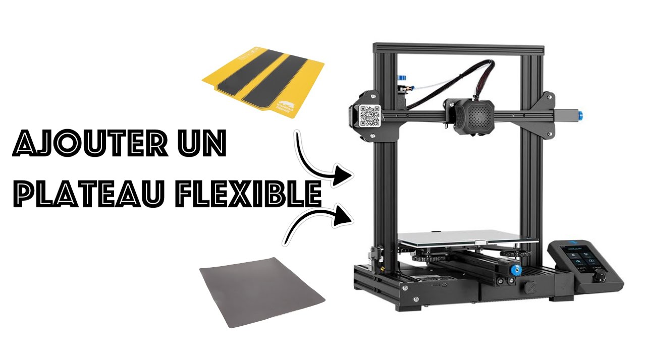 INSTALLATION PLATEAU FLEXIBLE SUR ENDER 3 V2 