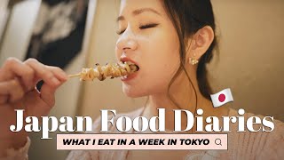 CHEAP SUSHI, RAMEN, ONIGIRI, CAFES &amp;  NINJA RESTAURANT in TOKYO🗼 | Japan Food Diaries #2 🇯🇵