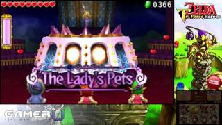 The Legend of Zelda: Tri Force Heroes - The Ladys Lair Guide
Free Game Downloads: http://www.gameru.com/free-games.xhtml
Want to learn more The Legend of Zelda tips and strategies? Come check out http://gameru.com and watch all our tips videos!
Subscribe to our channel so youre the first one to learn more tips and tricks from GamerU: http://youtube.com/subscription_center?add_user=gamerutips
Follow us on Facebook: http://facebook.com/gamerutips
Hello, my name is Danny-Z and welcome to GamerU tips, tricks and tutorial videos for Legend of Zelda: Triforce Heroes. The Ladys Lair can be a difficult dungeon if you dont know what youre doing; but, thats why were here to help! The first area requires two players to totem up and stand on a colored stationary platform in the upper left or upper right. The third player then hits the switch across a gap in the center to raise the platform so the other two players can reach a switch with their respective items. Immediately move the two players to the other platform and have the third player raise that platform. Hit the second switch within the time limit and proceed. The second area is simple. Throw bombs to take out the enemies. As long as youre not standing directly on the edge of the gap between you and the knights, you should be able to throw the bombs across, no problem. The third area is a mix, the first obstacle requires all three players to totem up, with the gripshot or boomerang user on top, grab a bomb and destroy a large block to get to a switch; all while walking a tight-rope!!! Afterwards, youll have to finish two small mob rushes to move on. The boss of this dungeon is a trio of bosses called The Ladys Pets. The first pet is identical to the boss in the Forest Temple Guide, so follow that guide and you will be fine. The second pet is also identical to the boss in the Fire Temple Guide, except it has fire surrounding the front of it. Simply blow out the flames with the gust jar and follow the boss portion of the Fire Temple Guide. Finally, the last pet is similar to the Water Temple Guides dungeon boss but also very different. You will need to wait until it launches its flaming eyes at you before you can attack it. Put out the fire with the gust jar and destroy the eyes. The frozen spheres will freeze you so do your best to avoid touching them. When all the external eyes are destroyed, totem up and hit it in its remaining eye with a gripshot or boomerang. Once its stunned and on the ground, lay into it! Youll have to repeat the process, but once you do, you will finally be done with the dungeon! The Legend of Zelda: Tri Force Heroes - The Ladys Lair Guide
