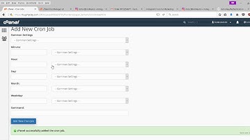 How to add cronjob on cpanel - InstaOne tutorial