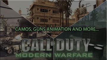 CALL OF DUTY 4 REMASTERED (CAMO. ANIMATION AND OTHER...)