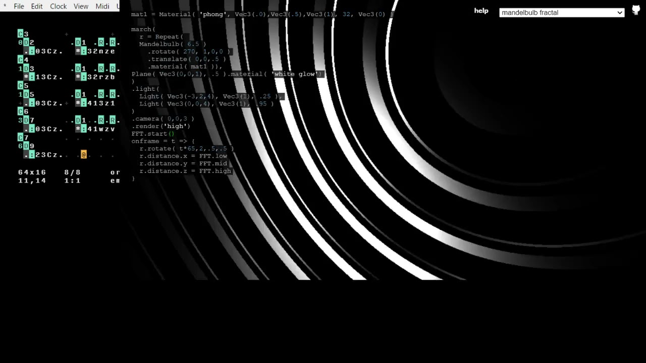 ORCΛ - marching.js - Utsbox Glitch