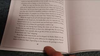 Reading 101 Items To Sell On Ebay #43 Harry Potter Hardcover Books