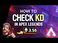 How to CHECK KD in Apex Legends (Step by Step)
