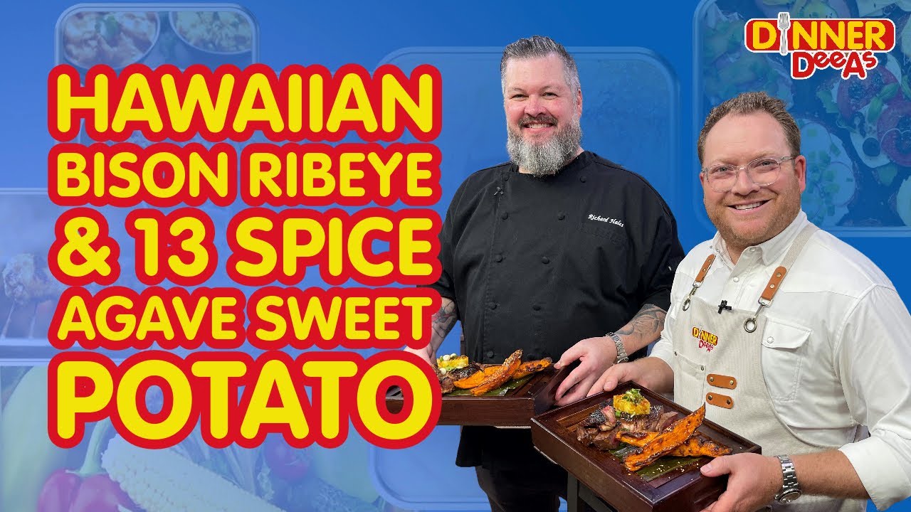 Hawaiian Bison Ribeye & 13 Spice Agave Sweet Potato | Dinner DeeAs