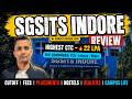 SGSITS Indore Review 2026 | Cutoffs | Placements | Fees |