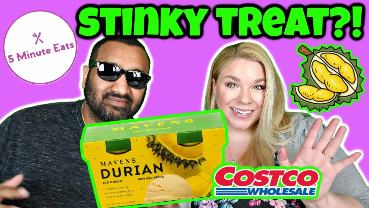 Costco Mavens Durian Ice Cream Review YouTube