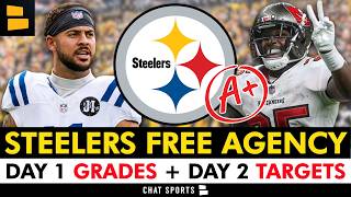Pittsburgh Steelers Day 1 NFL Free Agency Grades + UPDATED Free Agency Targets Heading Into Day 2