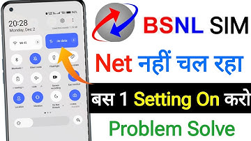BSNL sim net Nahin chal raha hain to kya kare || BSNL SIM network problem solve internet not working