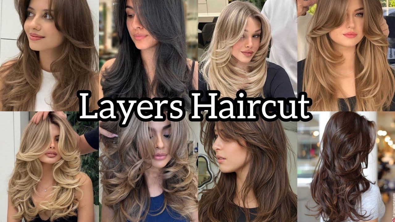 Layers Hair cutting Design ideas | Stylish layers Haircut | long hair cutting Design 🔥|