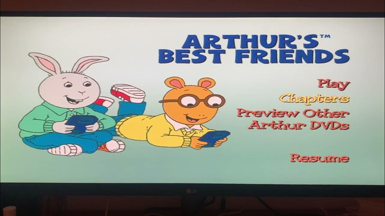 Arthur Arthur’s Best Friends DVD Menu Walkthrough 2003 YouTube