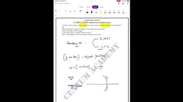 X NCERT Physics Solutions | Light: Reflection & Refraction | Exercise Q7 part 2