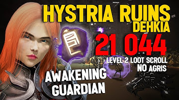 BDO Hystria Ruins Dehkia Awakening Guardian 21 044 /hr (Lv2 Only) NO AGRIS
