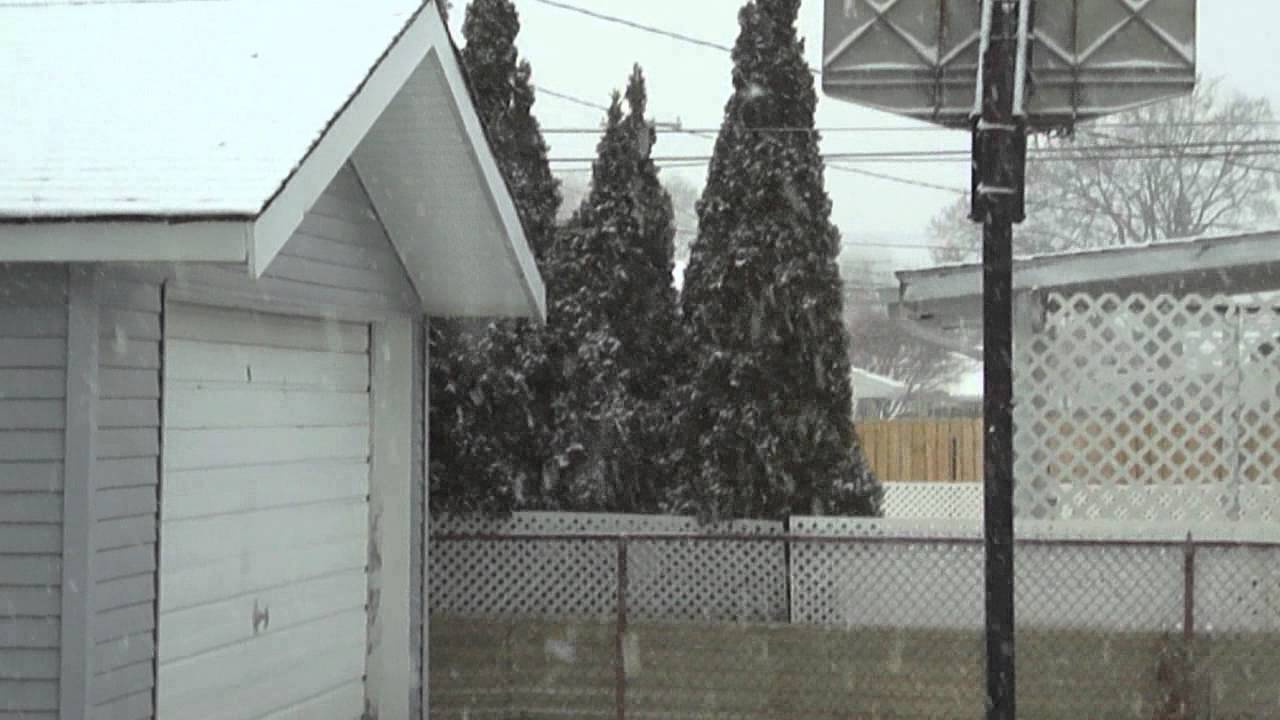 2/20/2011 2:30PM Winter Storm in Metro Detroit - YouTube